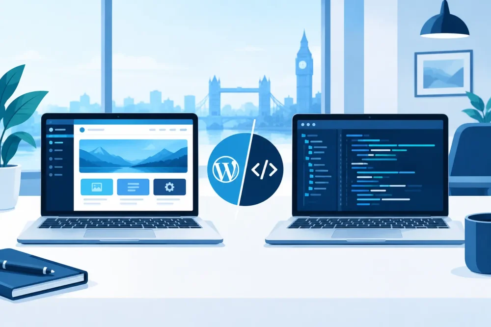 WordPress vs Custom Coded Websites Compared